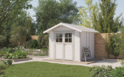 22905140 DECO 4 9 BLANC LISERET GRIS VERT Ambiance copie