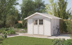 22907140 DECO 7 5 BLANC LISERET GRIS VERT Ambiance copie