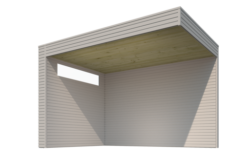 Cube H afwerking plafond