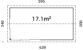 6 Palmako cabin Amanda 17 1 m2 Slide measures
