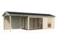 10 Palmako cabin Amanda 17 17 8 m2 Slide NATURAL