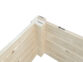 901 White Wood detail 28 mm corner connection