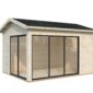 10 Palmako cabin Amanda 11 2 m2 Slide NATURAL kopie