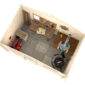 3 White Wood shed Latina 3 D cut 2
