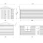 4 White Wood garage Tony 4xviews measures