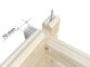 901 Palmako detail 70 mm notches corner connection