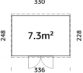 6 Palmako shed Elias 7 3 m2 measures